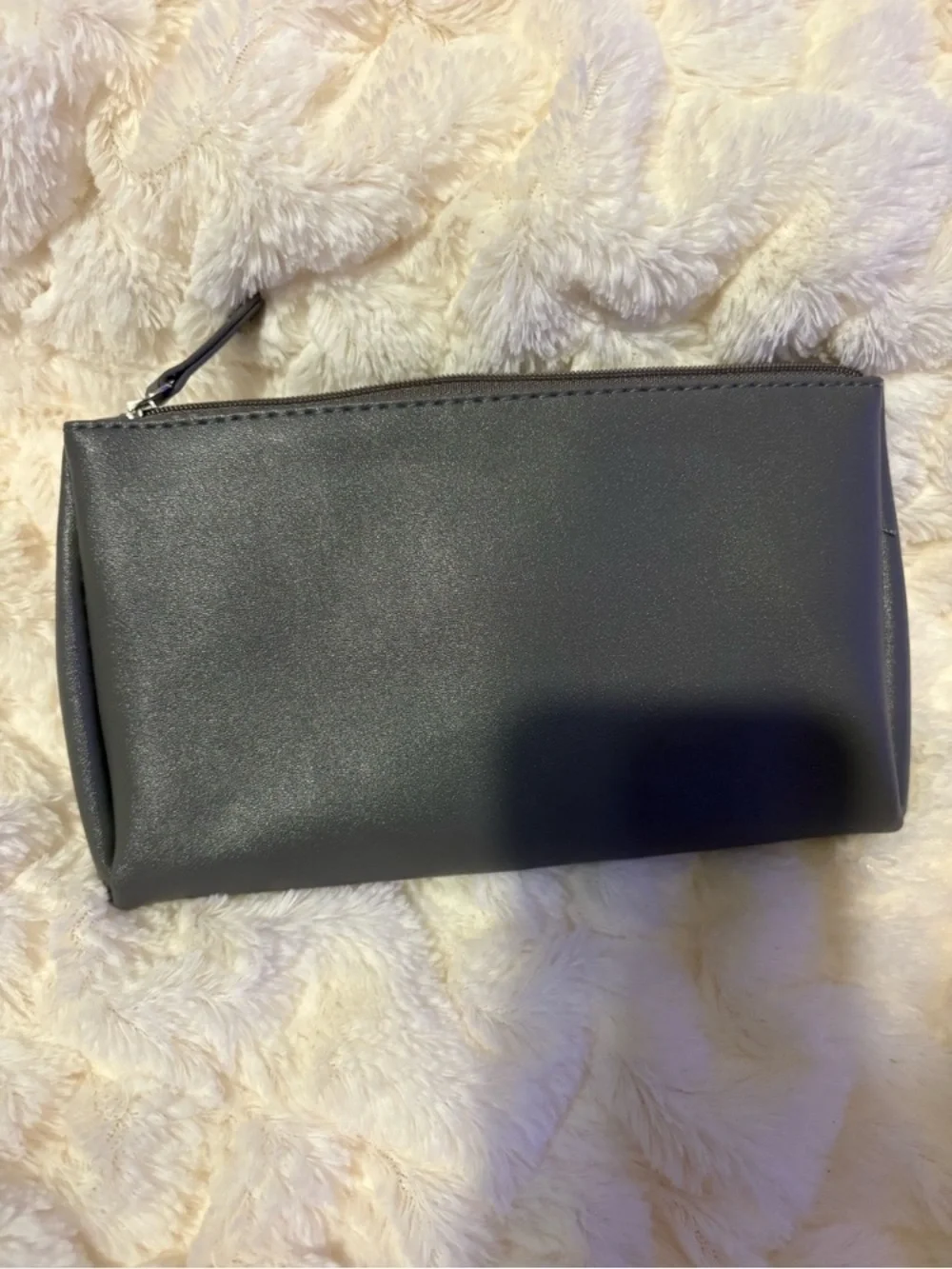 Furla x EVA Air  Gray & Mustard CB Cosmetic Travel Pouch COLLECTOR PIECE